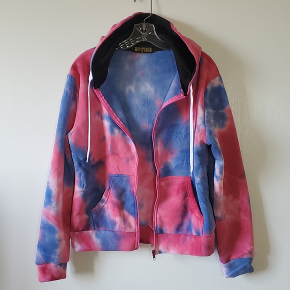 Fuchsia Tie Dye Sweat Suit NWOT - Picture 3 of 6